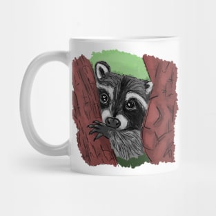 Cute raccoon Mug